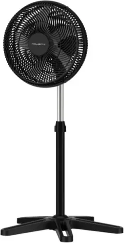 Rowenta Turbo Essential Standventilator, leise und leistungsstark - Standventilator mit 3 Geschwindigkeitsstufen und höhenverstellbar für individuelle Erfrischung; leiser Betrieb bei nur 51 dB(A) - ideal für ungestörte Momente.