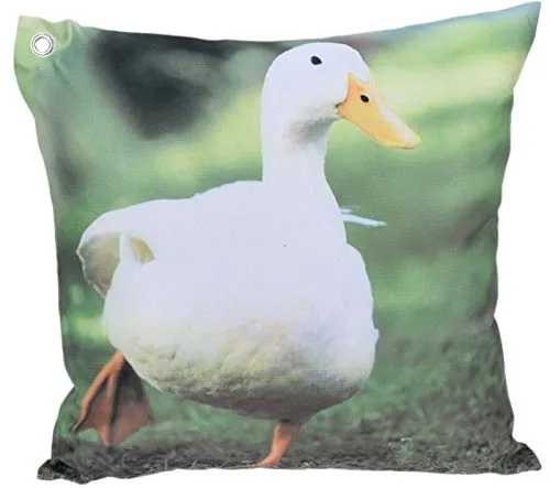 Trendkontor Gartenkissen 45 x 45 cm Außenkissen Dekokissen Outdoor Kissen 8 versch. Designs (Ente)