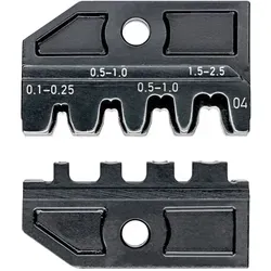 Knipex 97 49 40 Crimpeinsatz Koaxial-Steckverbinder - Crimp-Systemzange & Einsätze für präzises Verarbeiten von Koax-Verbinder RG 58, 59, 62, 71, 223 - ideal für professionelle Anwendungen.