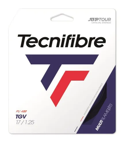 Tecnifibre Tennissaite TGV (Armschonung+Touch) schwarz 12m Set