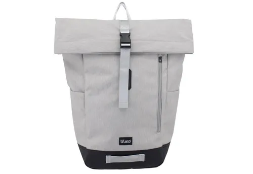 TheTrueC Rucksack Urban Line - Eike beige - Freizeitrucksack mit gepolsterten, verstellbaren Schulterriemen und verstärktem Boden, ideal für den urbanen Alltag und Laptop bis 13,3