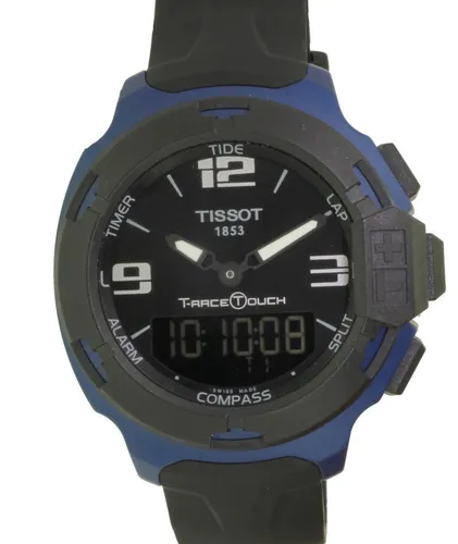 Tissot Race Touch Uhr - Herren Analog/Digital Uhr von Tissot, mit Stoppfunktion, Alarm und kratzfestem Saphirglas. Ideal für Sportler und Outdoor-Enthusiasten, wasserfest bis 10 ATM.