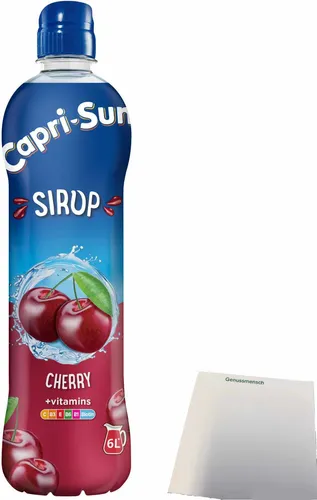 Capri Sun Sirup Kirsche + vitamins (600ml Flasche) + usy Block
