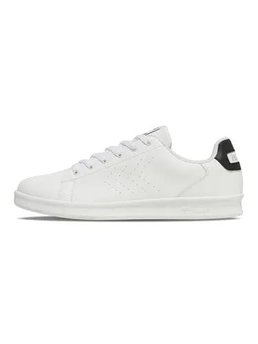hummel Unisex Busan Sneaker, White Black 211 830 9124, 37.5 EU