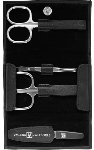 Zwilling Maniküre -Etui Rindleder – Nagel Schere - Profi Nagelpflege hochwertig