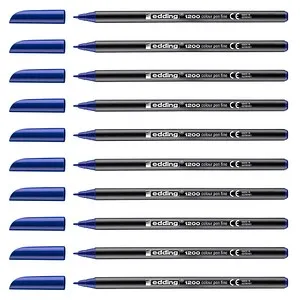 edding 1200 Filzstifte blau, 10 St.