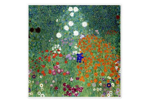 Posterlounge Wandbild Bauerngarten, Gustav Klimt, erhältlich als Poster, Leinwandbild, Wandsticker oder Acrylglasbild