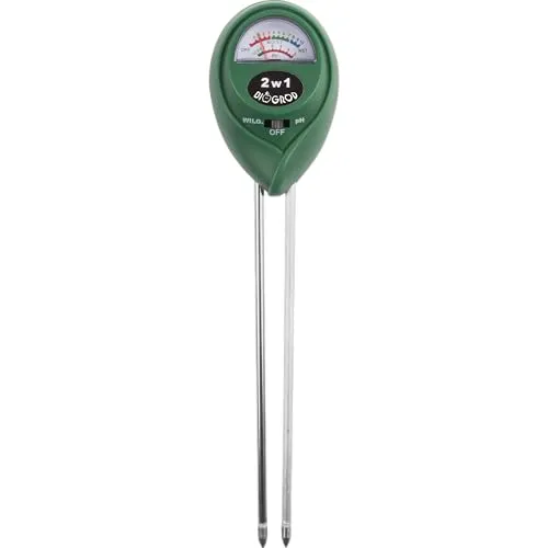 BROWIN® 2in1 Boden- und pH-Wert-Tester – Präzises Gartenwerkzeug für optimale Pflanzenpflege