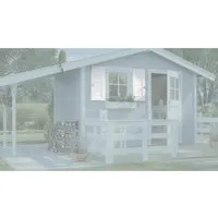 Weka Fensterläden, Weiß - Elegante Gestaltung für Ihr Gartenhaus - Zubehör für Gartenhäuser, sorgt für mehr Privatsphäre und ermöglicht eine einfache Abdunkelung für erholsame Ruhepausen.