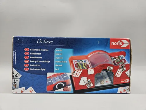 Noris Kartenmischmaschine 606154620, manuell, für 2 Decks