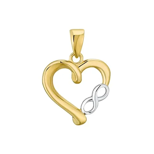 Amor Kettenanhänger Heart, 2013623 in Gelbgold - Edler Anhänger aus 375er Gelbgold, stilvolles Design und hohe Qualität. Ideal als Geschenk oder für den eigenen Schmuckkasten.