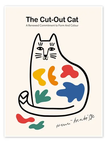 Poster The Cut-Out Cat