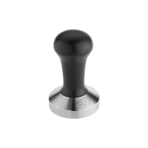 Kaffeetamper aus Edelstahl mit Holzgriff Motta, 51 mm – Schwarz