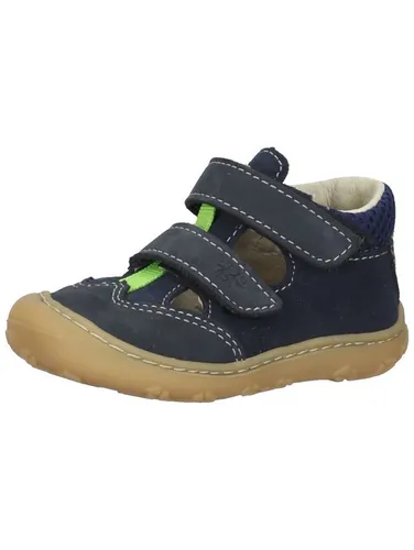 RICOSTA Jungen Kletthalbschuhe EBI - Sneaker für Jungen, aus hochwertigem Leder, mit Klettverschluss für einfaches An- und Ausziehen, ideal für die ersten Schritte und komfortabel für den ganzen Tag.