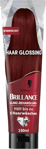 Brillance Glanz-Behandlung Intensives Rot (150 ml) - Haarfarben-Glasuren – Intensiviert und pflegt die Haarfarbe, hält bis zu 6 Haarwäschen und verleiht strahlenden Glanz. Ideal zur Auffrischung zwischen Colorationen.