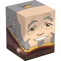 Squaroes - Squaroe Avatar: The Last Airbender AV005 - Iroh - Actionfigur und Deck-Box in einem, ideal für bis zu 100 Spielkarten. Hergestellt aus 78% erneuerbaren Rohstoffen, perfekt für Sammler und umweltbewusste Spieler.