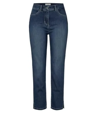 TONI 7/8-Jeans geschlitzt mit Stretch in Blau von TONI
