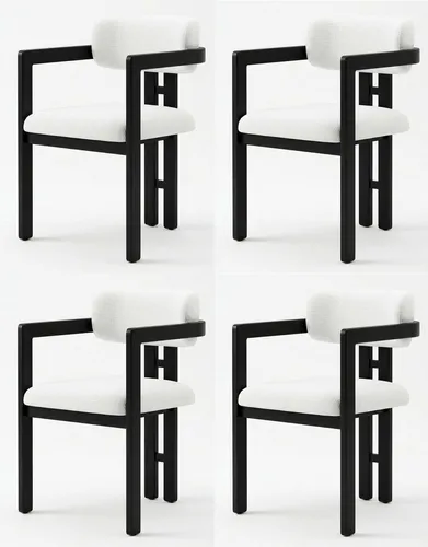 4er-Set Polsterstühle – modern, bequem und stilvoll gestaltet