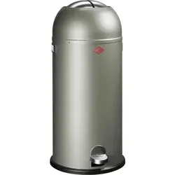 Wesco Mülleimer Kickmaster Maxi, neusilber, 40 Liter von Wesco