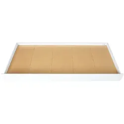 Inter Link Bettschubkasten UMEA 200 - Massivholz in Weiß - Bettschubkasten aus massivem Holz, ideal für 200 cm lange Betten, bietet zusätzlichen Stauraum und verleiht Ihrem Schlafzimmer einen eleganten Look.