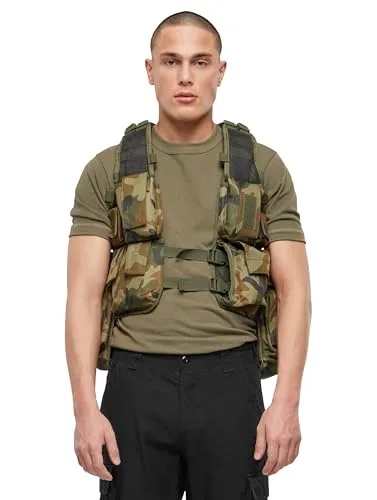 Brandit Tactical Vest, woodland, OS von Brandit
