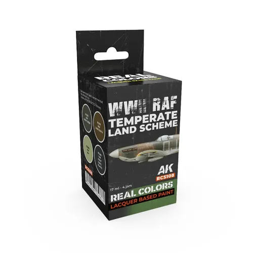 AK Interactive RCS108 - WWII RAF Temperate Land Scheme SET - Neu