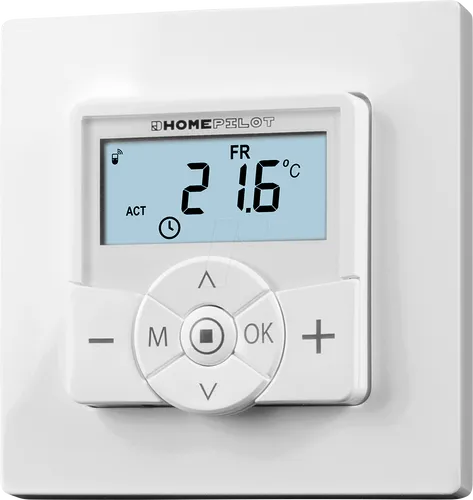 HOMEPILOT Thermostat Premium smart - Programmierbares Thermostat für Zuhause, ideal für Heizungssteuerung und Fußbodenheizung. Steuere deine Heizung bequem per App oder Sprachassistenten für mehr Komfort und Energieeffizienz.