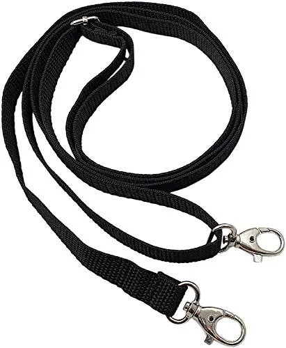 Universal Transportgurt/Hebegurt/Tragegurt für Diverse Taschen mit 2 Karabinerhaken in Schwarz in verschiedenen Designs (Modell 1)