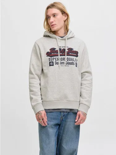 JACK & JONES Jjelogo Sweat Hood 2 Col 25/26 Noos - Stylisches Sweatshirt mit Kapuze von Jack & Jones, ideal für den Alltag. Bequemer, normaler Schnitt und hochwertige Materialien sorgen für optimalen Tragekomfort.