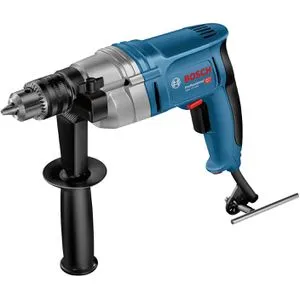 Bosch Bohrmaschine GBM 13 HRE - 550 W, Professional mit Zusatzhandgriff, ideal für präzises Bohren und Schrauben mit Electronic-Drehzahlsteuerung