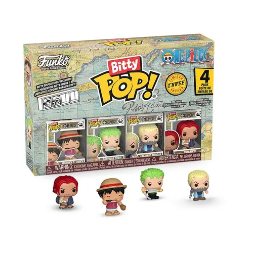 Funko Pop! One Piece Bitty POP! 4er-Pack Luffy 2,5 cm #86892