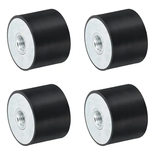Gummifüße DD M8-30x20 mm Drahtweiblich Gummifeder, Vibrationsisolator, Ersatz für Anti-Vibration-Pads, Flache Stummkappe Grundblock Stoßdämpfer für Kompressor, Motor