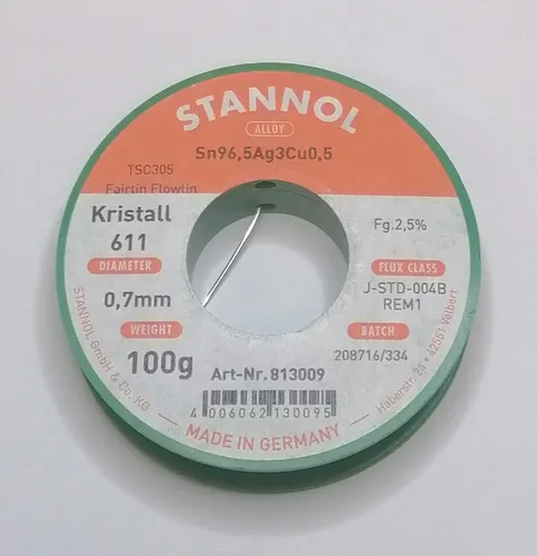 Stannol 813009 Lötdraht Kristall 611 von Stannol