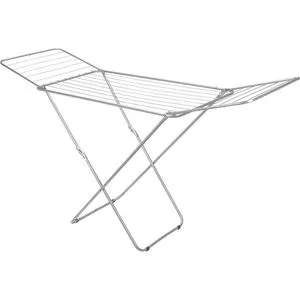 Metaltex Wäscheständer Vulcano, silber, Flügelwäscheständer, Trockenlänge: 18m