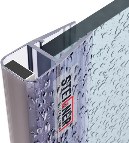 STEIGNER Magnetduschdichtung 201cm in weiß von Steigner