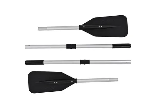 NEMAXX PROFI 2er-Set Paddel für 330 Schlauchboot in schwarz von Nemaxx