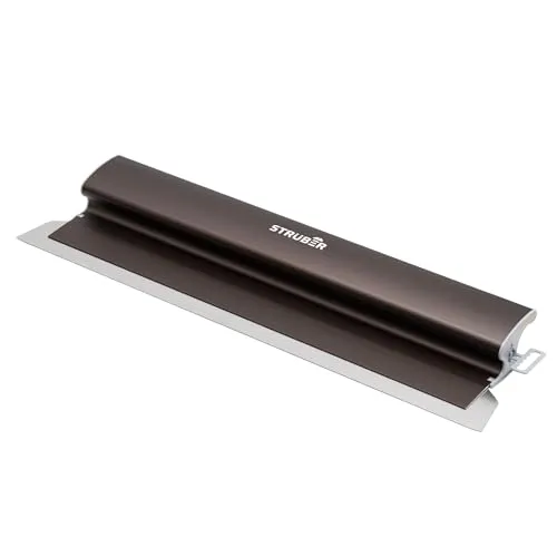 STRÜBER Flächenspachtel 600mm mit handlichem Alu-Griff und austauschbarem Edelstahlblatt - Der STRÜBER Flächenspachtel (600mm) überzeugt mit einem ergonomischen Aluminium-Griff und einem flexiblen Edelstahlblatt. Ideal zum Spachteln und Glätten von Wänden und Decken – für präzise Ergebnisse auf jeder Baustelle.