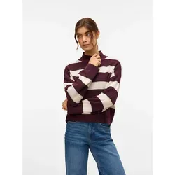 Vero Moda Regular Fit Pullover 'NEZ' in Dunkelrot von VERO MODA