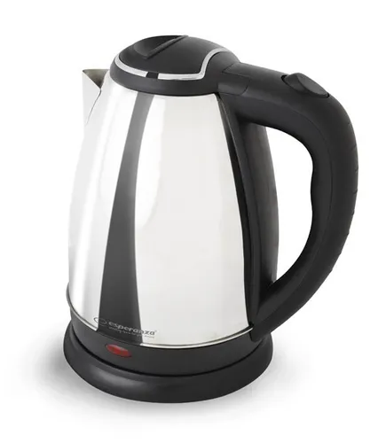 Esperanza EKK104S Wasserkocher 1,8 L 2200 W Silber von Esperanza