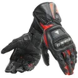 Dainese Steel-Pro Motorradhandschuhe, schwarz-rot, Größe 3XL für Männer - Motorradhandschuhe mit optimalem Schutz und Komfort, ausgestattet mit elastischen Manschetteneinsätzen für eine perfekte Passform und Bewegungsfreiheit.