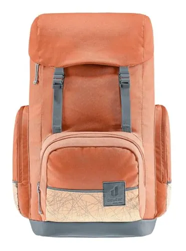 deuter Scula Schulrucksack (30 L) - Daypack mit Contact-Rückensystem für hohen Tragekomfort, großer Zugang für Schulunterlagen und 100% recyceltem Material, ideal für Schule und Freizeit.