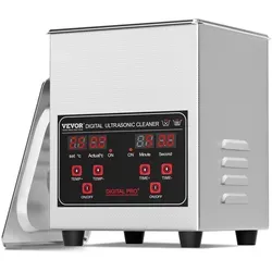 VEVOR 1,3L Ultraschallreiniger - 50W Reinigungsmaschine mit Timer und Heizung, professionelle Reinigungstechnologie für effektive Ergebnisse