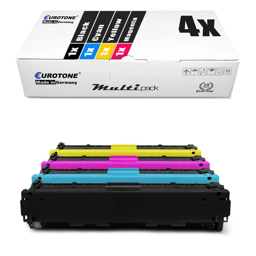 4x Toner f�r CanonEcolor ImageClass LBP 7110 cw, 731 6269B002, 6272B002 CMYK