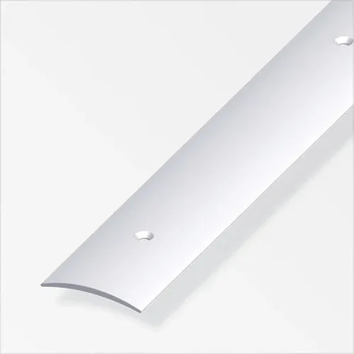 alfer Übergangsprofil 1 m, 50 x 5 mm Aluminium eloxiert silber  Übergangsprofil