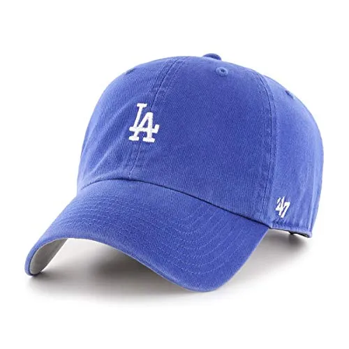 BASE RUNNER LA Dodgers Adjustable Cap - Unisex Baseballcap in royalblau, aus 100% Baumwolle, perfekt für Freizeit und Sport im Sommer.