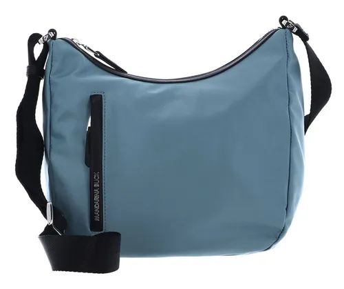 Mandarina Duck Schultertasche Hunter - Stilvolle Hobo Bag - Schultertasche in Smoke Blue, leicht und geräumig mit mehreren Fächern für optimale Organisation. Ideal für den Alltag und vielseitig einsetzbar.