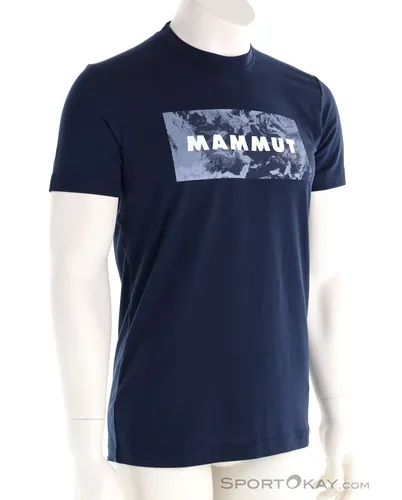 Mammut Trovat Logo Herren T-Shirt - Dunkel Blau - Größe M - Trainingsbekleidung für Herren mit stylischem Logo, ideal für Sport und Freizeit, sorgt für hohen Tragekomfort und Atmungsaktivität.