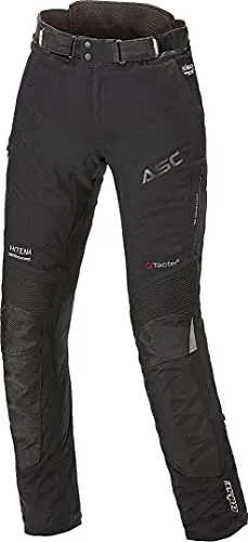 Büse Rocca Hose Damen schwarz 42 - Wasserdichte und atmungsaktive Motorradhose für Damen mit entnehmbarer HUMAX® Klimamembran, verstellbaren Passform und Sicherheitsprotektoren für optimalen Schutz und Komfort.