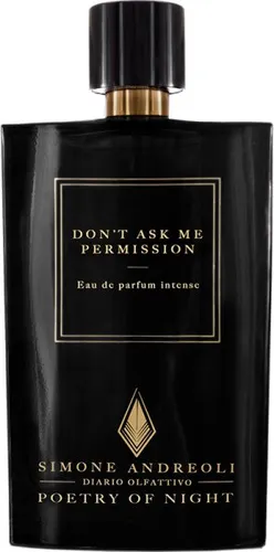 Simone Andreoli Don't Ask Me Permission Intense 100ml Eau de Parfum - Unisex Duft mit fruchtigen und blumigen Noten, ideal für selbstbewusste Persönlichkeiten, die ihren individuellen Stil unterstreichen möchten.
