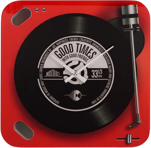 Wanduhren Rot von Wiliam Widdop